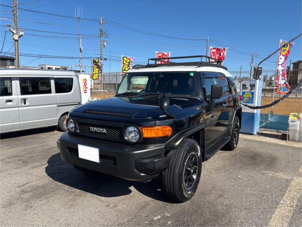 千葉県船橋市で出張買取したトヨタFJクルーザー　ブラックカラーパッケージ