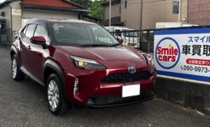 スマイルカーズ千葉船橋店で買取したトヨタヤリスクロスハイブリットG