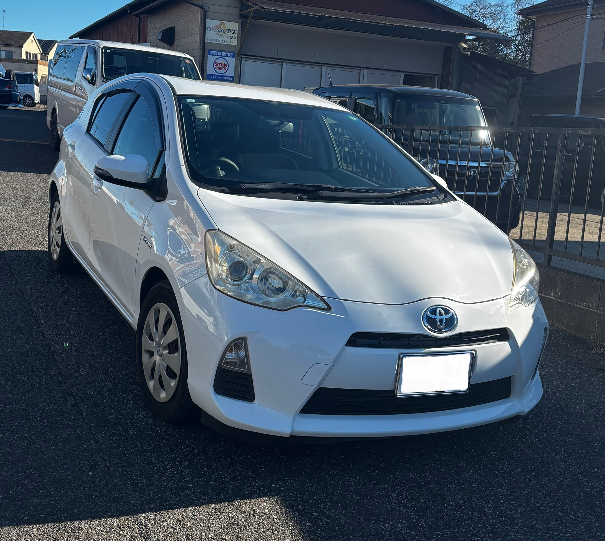千葉県船橋市で出張買取したトヨタアクアS